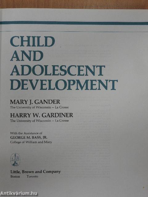 Child and Adolescent Development