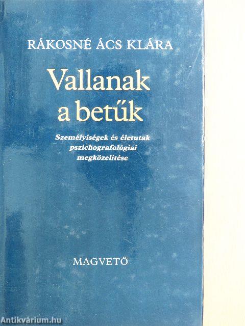 Vallanak a betűk