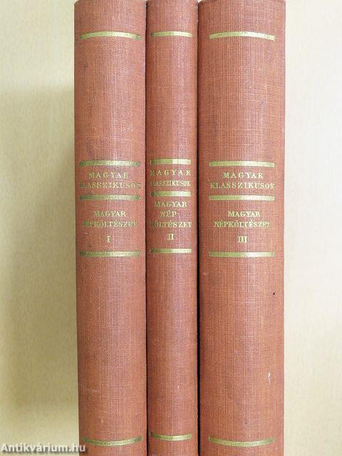 Magyar népköltészet I-III.