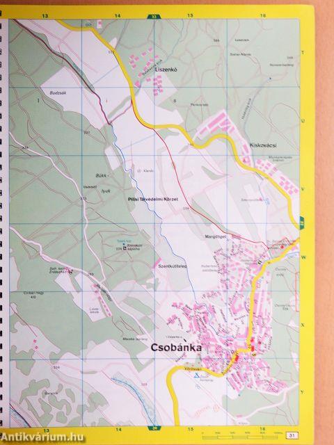 Budapest és környéke városatlasz