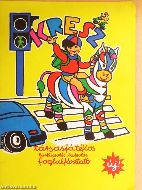 KRESZ - Társasjátékos barkácsolós, rajzolós foglalkoztató