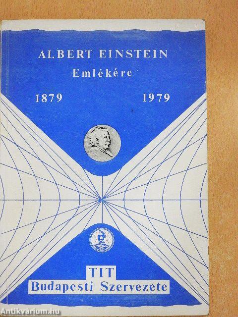 Albert Einstein emlékére 1879-1979