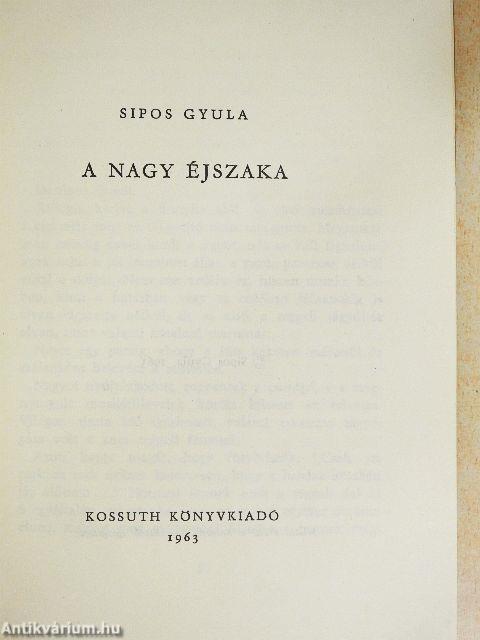 A nagy éjszaka