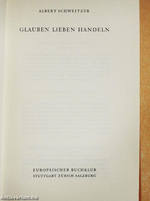 Glauben lieben handeln