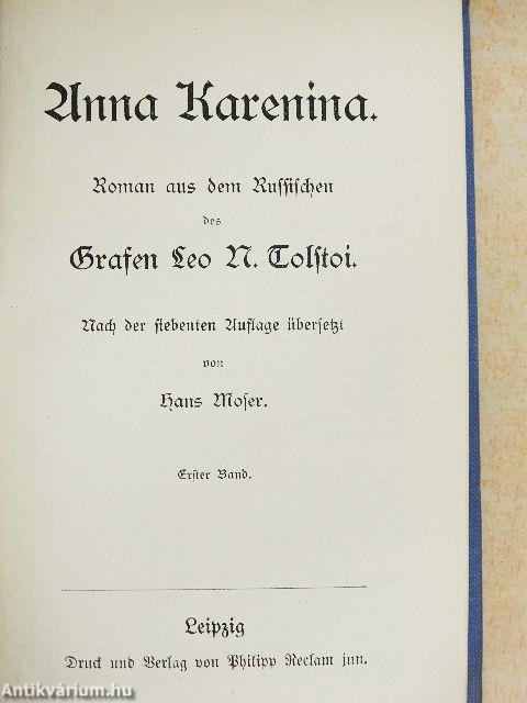Anna Karenina 1-2. (gótbetűs)