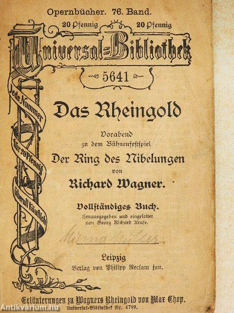 Das Rheingold (gótbetűs)