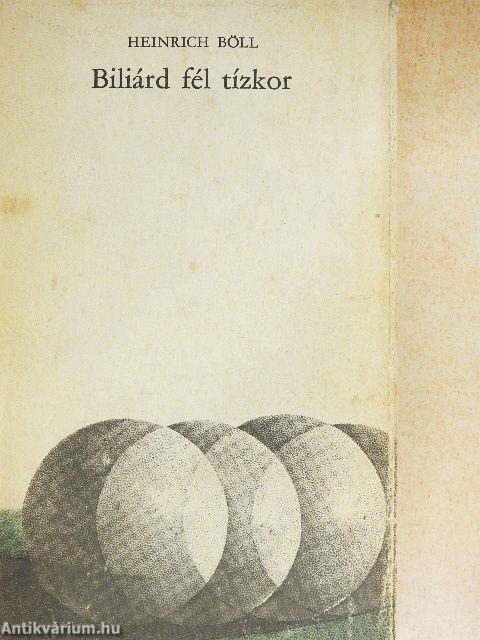 Biliárd fél tízkor