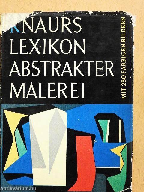 Knaurs Lexikon Abstrakter Malerei
