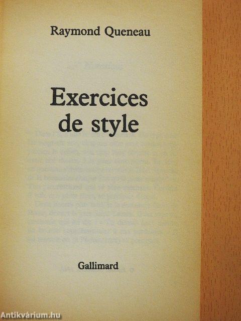 Exercices de style