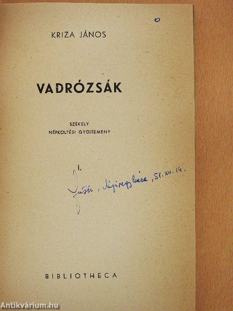 Vadrózsák I-III.