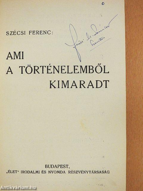 Ami a történelemből kimaradt