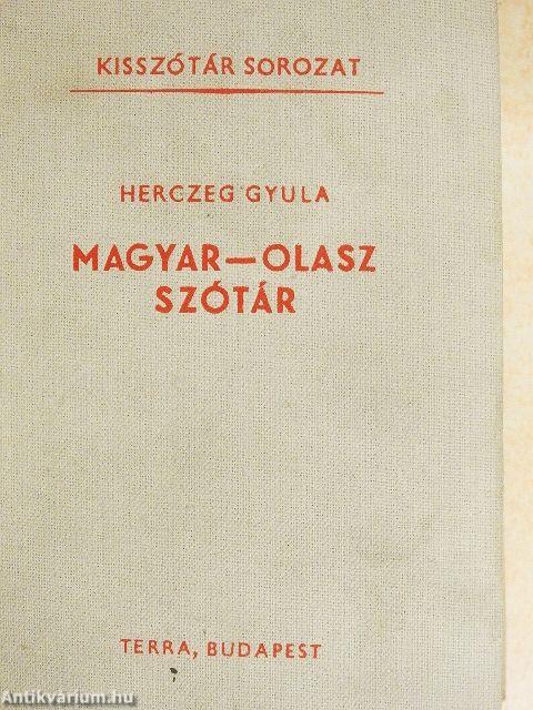 Magyar-olasz szótár