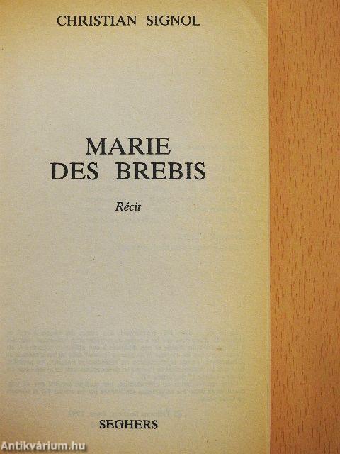 Marie des Brebis