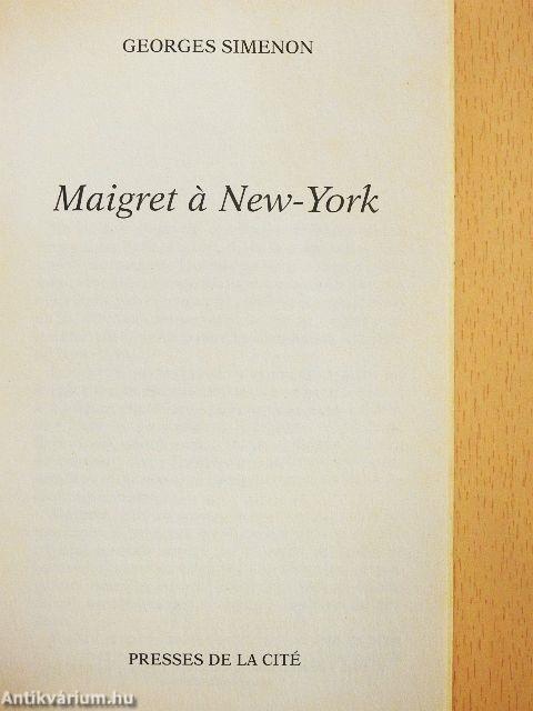 Maigret á New-York