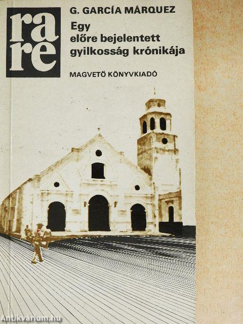 Egy előre bejelentett gyilkosság krónikája