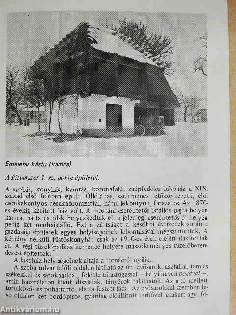 Szalafő-Pityerszer - Népi műemlékegyüttes