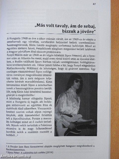 A HUNGARIA együttes története hanglemezeik tükrében