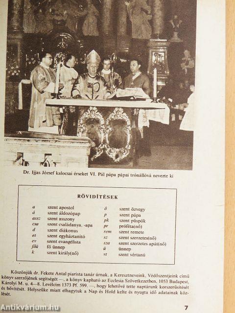 A Katolikus Szó naptára 1977. évre