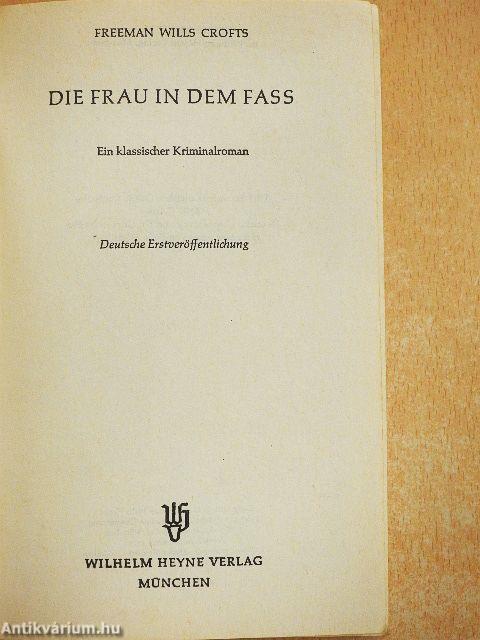 Die Frau in Dem Fass