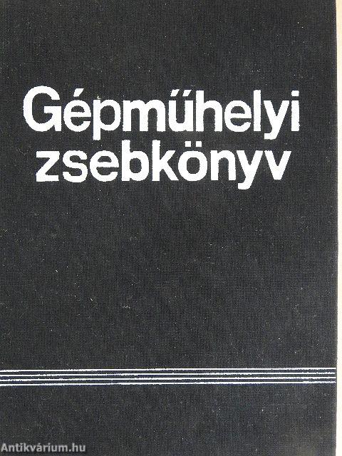 Gépműhelyi zsebkönyv