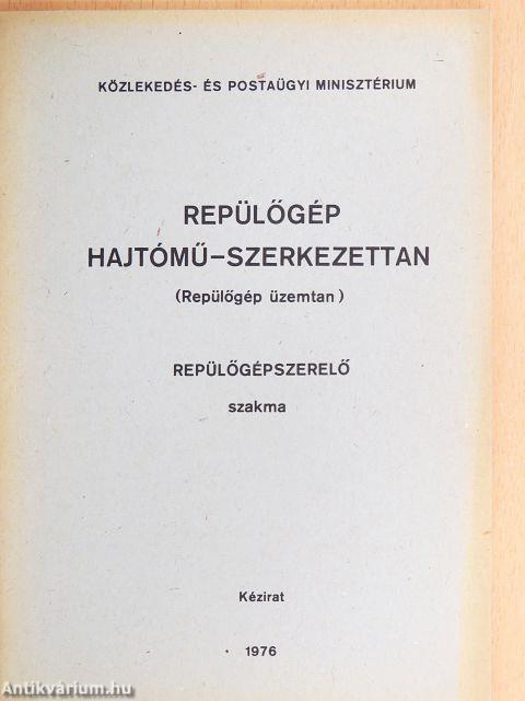 Repülőgép hajtómű-szerkezettan