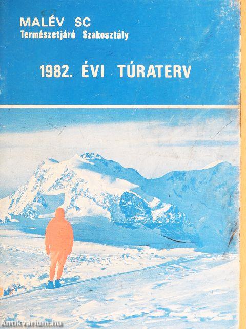 1982. évi túraterv
