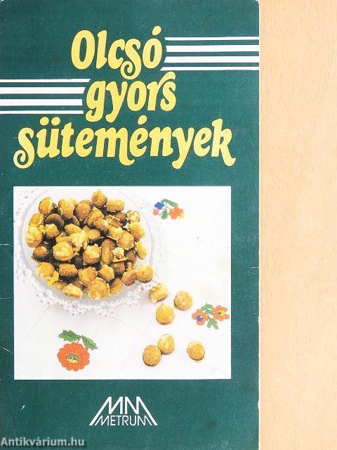 Olcsó gyors sütemények