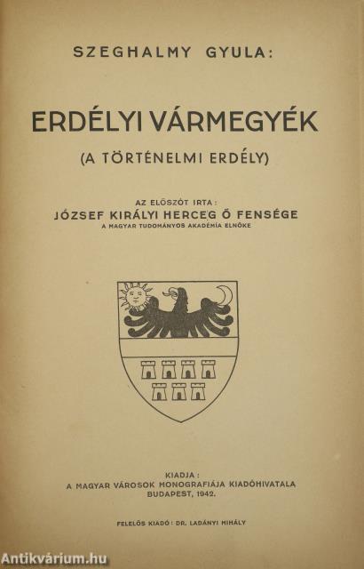 Erdélyi vármegyék