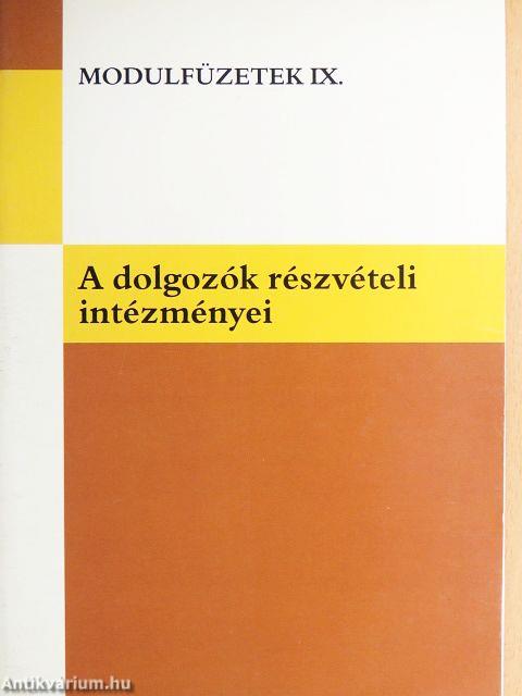A dolgozók részvételi intézményei