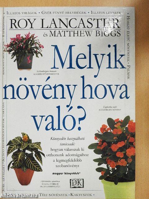 Melyik növény hova való?