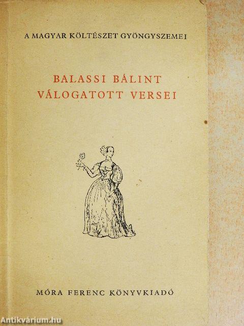 Balassi Bálint válogatott versei