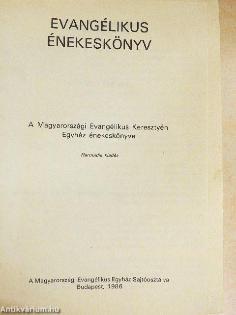 Evangélikus énekeskönyv