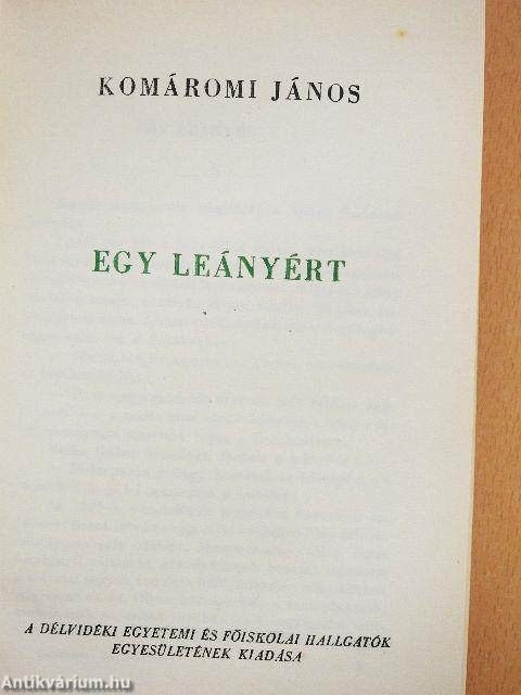 Egy leányért
