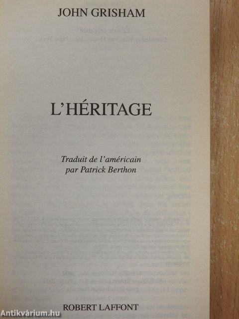 L'héritage