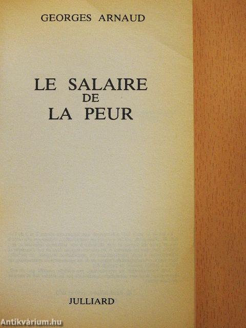 Le salaire de la peur