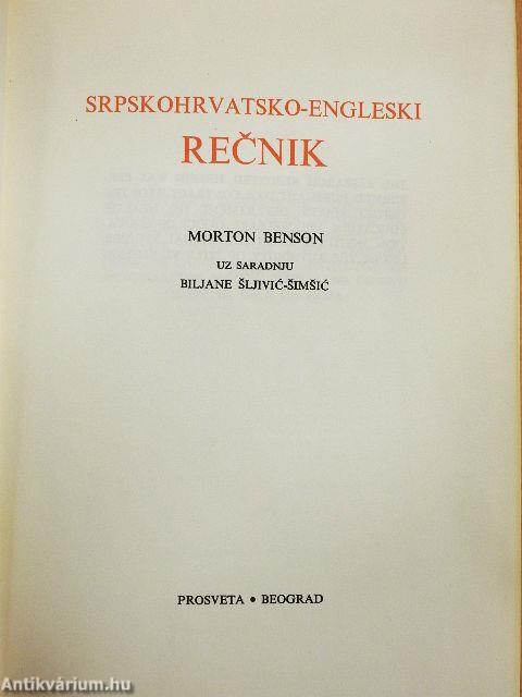Serbocroatian-English Dictionary