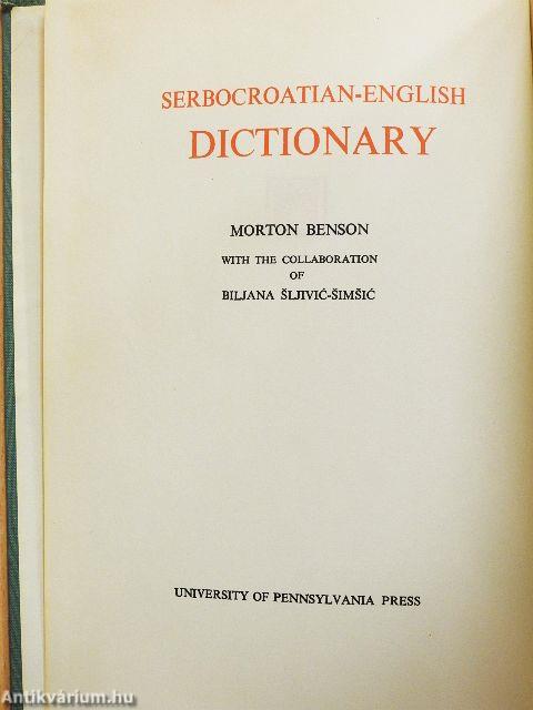 Serbocroatian-English Dictionary