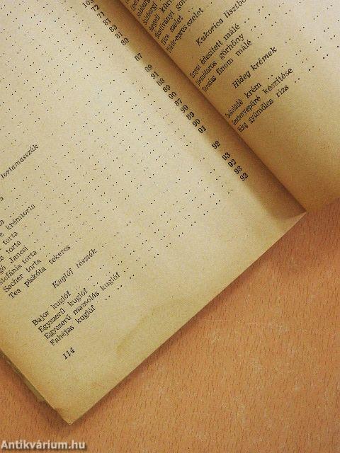 Turós néni süteményes könyve