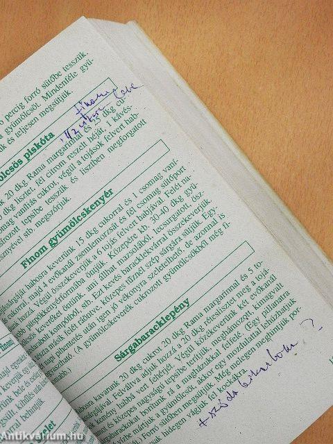 Sütemények és egyéb édességek