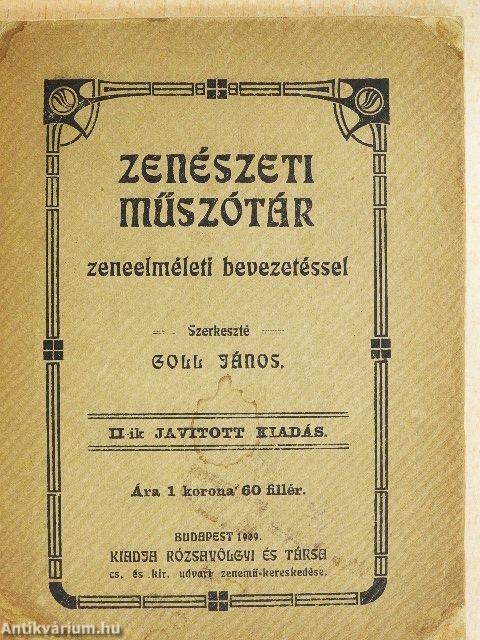 Zenészeti műszótár