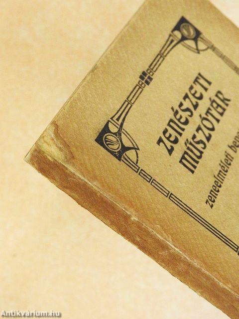 Zenészeti műszótár