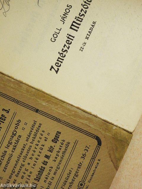 Zenészeti műszótár