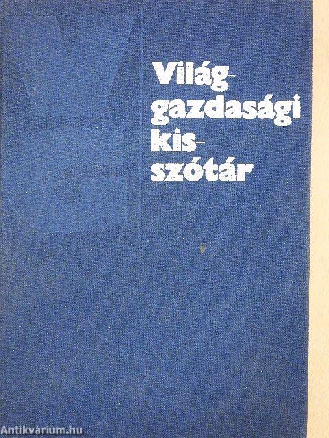 Világgazdasági kisszótár