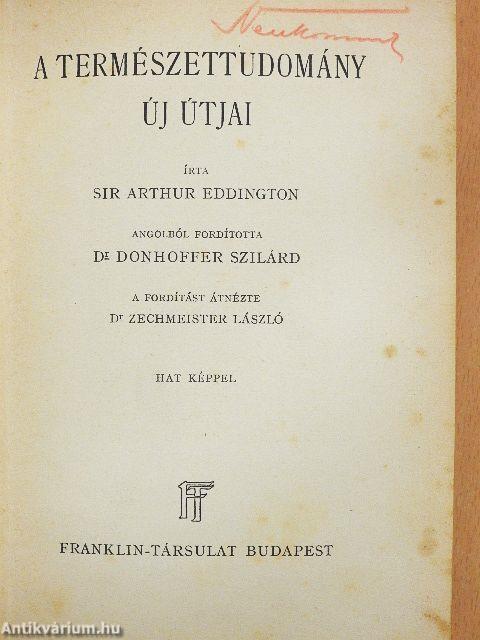 A természettudomány új útjai