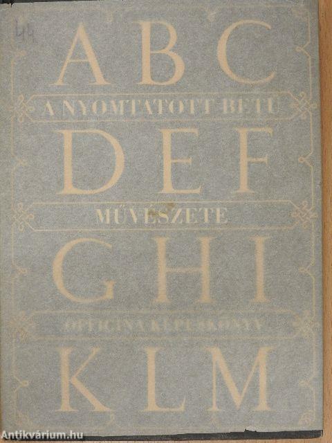 A nyomtatott betű művészete