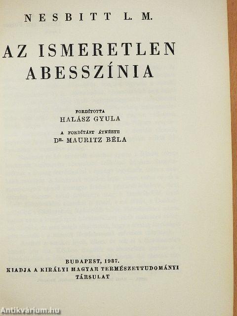 Az ismeretlen Abesszínia