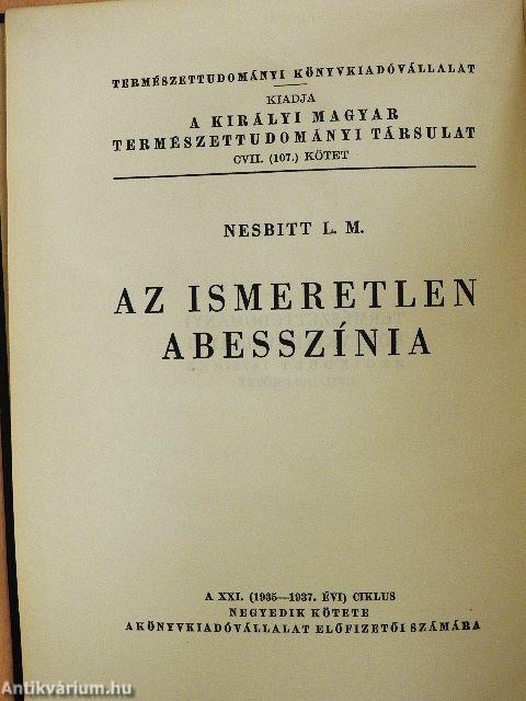 Az ismeretlen Abesszínia