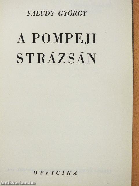 A pompeji strázsán