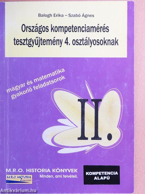 Országos kompetenciamérés tesztgyűjtemény 4. osztályosoknak II.