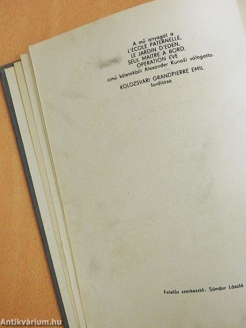 Ádám és Éva regénye